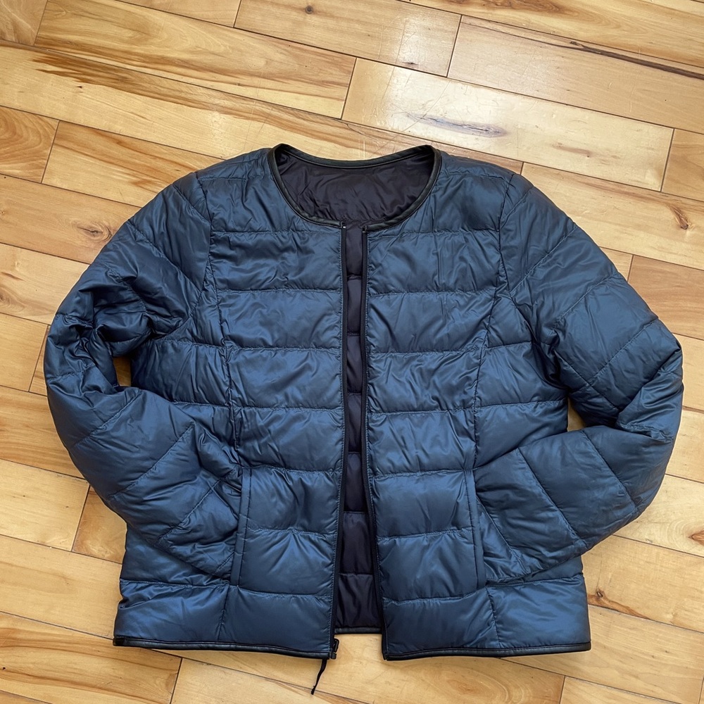 Comptoir des cottonniers puffy down reversible jacket